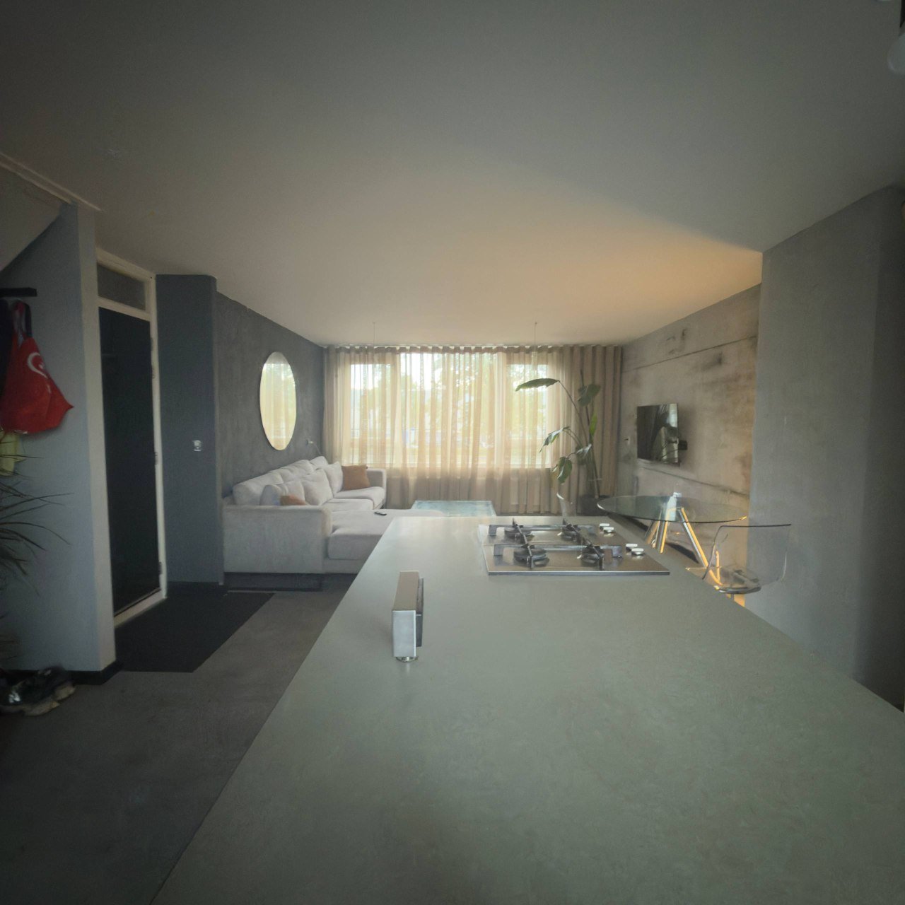 Afgewerkt interieur aan Kromme Driemaad 26